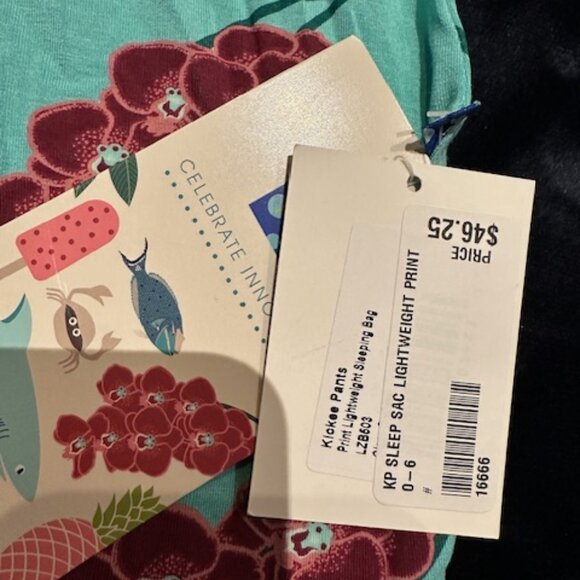 Kickee Bamboo sleep sac 0-6 months NWT - Picture 2 of 3